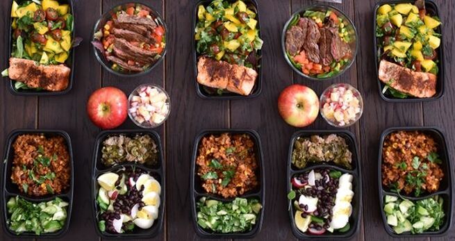 platos dietéticos durante la desparasitación